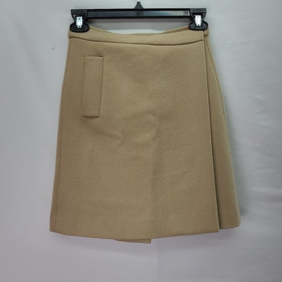 Diane von Furstenberg Women's Skirt Tan - Size 0 - Picture 1 of 6